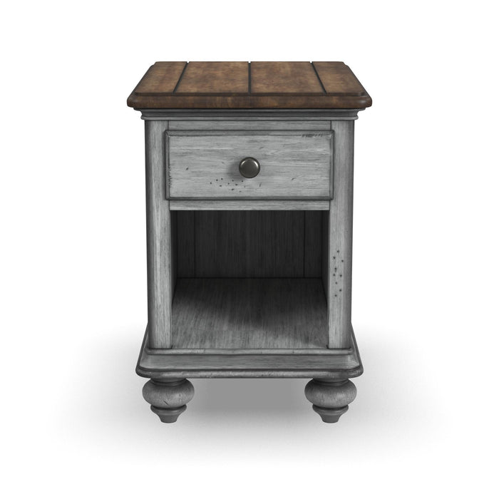 Plymouth - Chairside Table - Gray