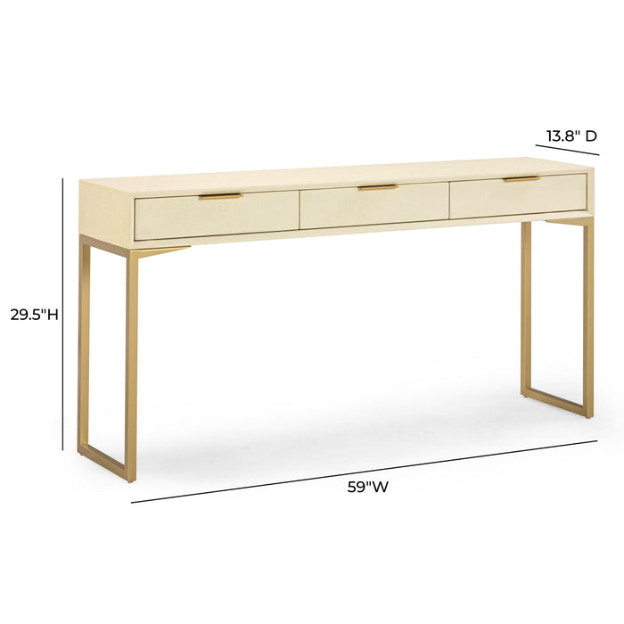 Pesce - 3 Drawer Console Table