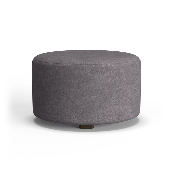 Pouf - Fabric Cocktail Ottoman - Olive