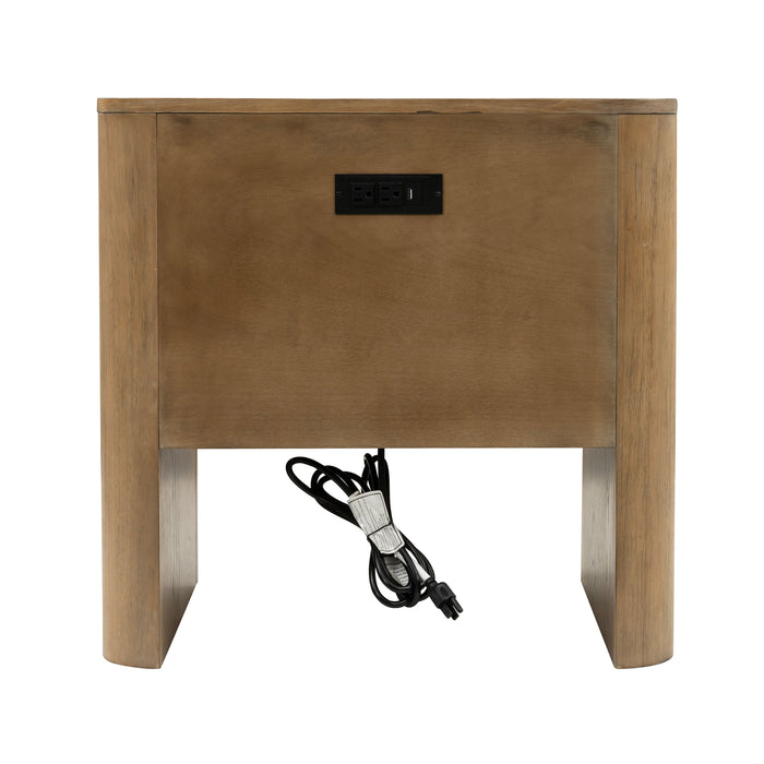 Normandy - Nightstand - Light Brown