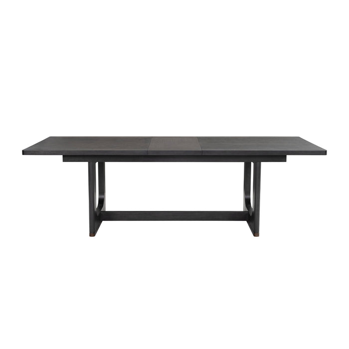 Waterfall - Rectangular Dining Table - Deep Ebony