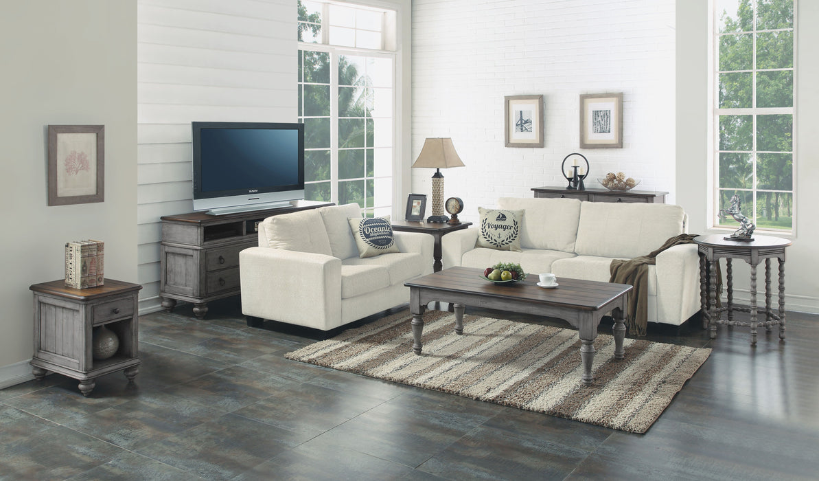 Plymouth - Rectangular Coffee Table - Gray