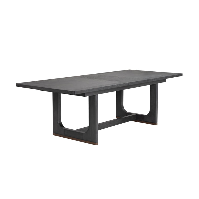 Waterfall - Rectangular Dining Table - Deep Ebony