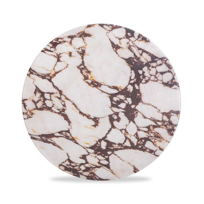 Pia - Indoor / Outdoor Concrete Side Table - Red