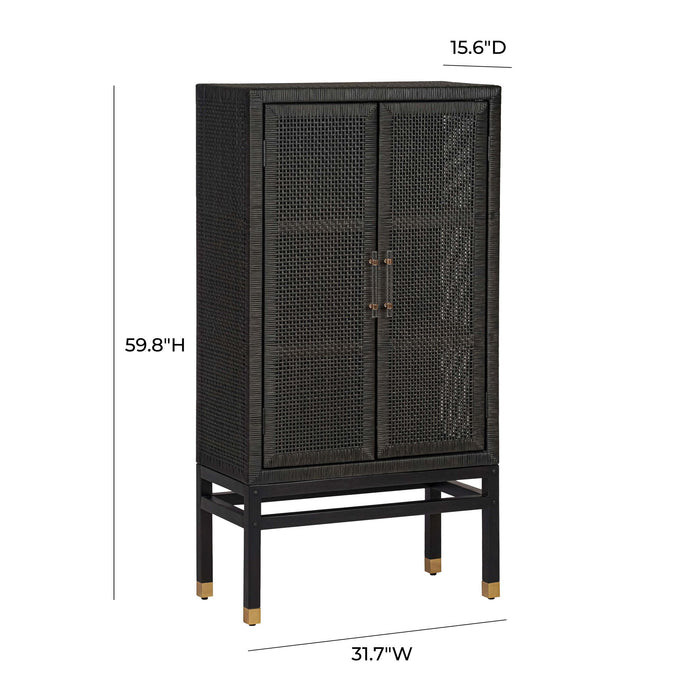 Amara - Woven Rattan Cabinet