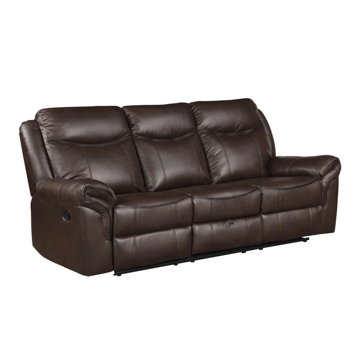 Aram - Reclining Sofa w/ Drop Down Table
