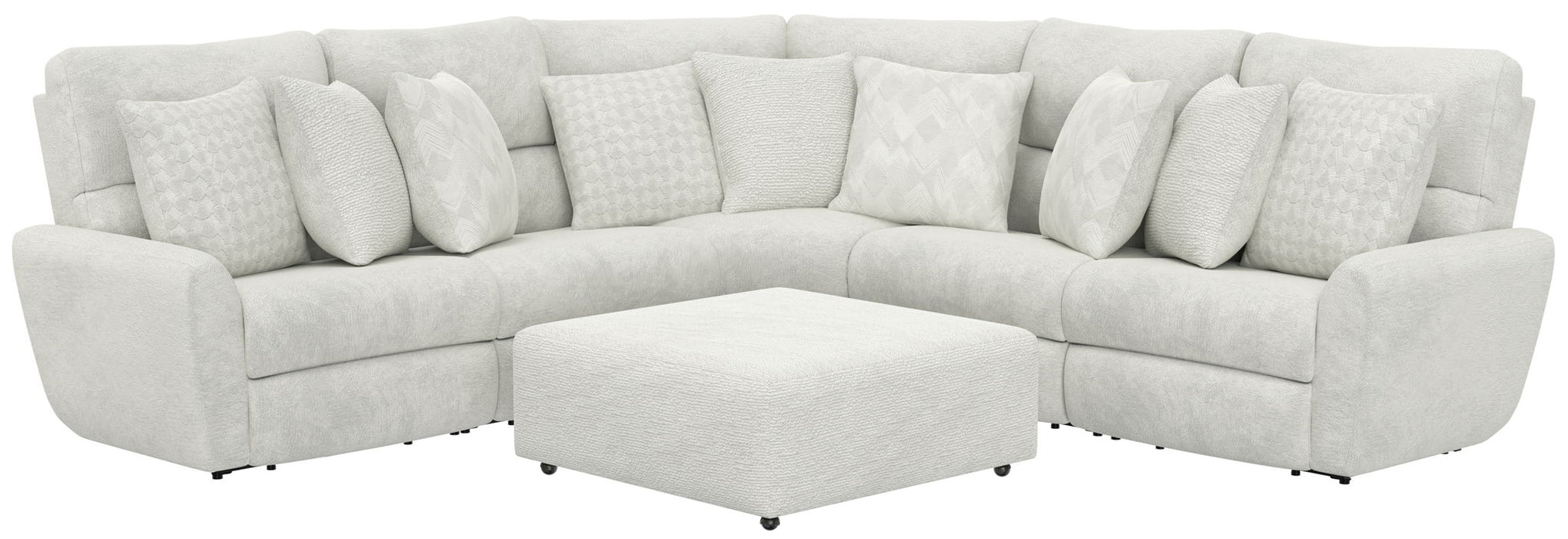 Majesty - Deep Seating Power Reclining Sectional And Ottoman