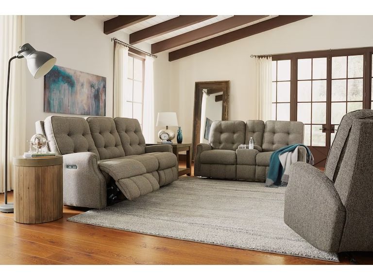 Devon - Reclining Loveseat, Nailhead Trim