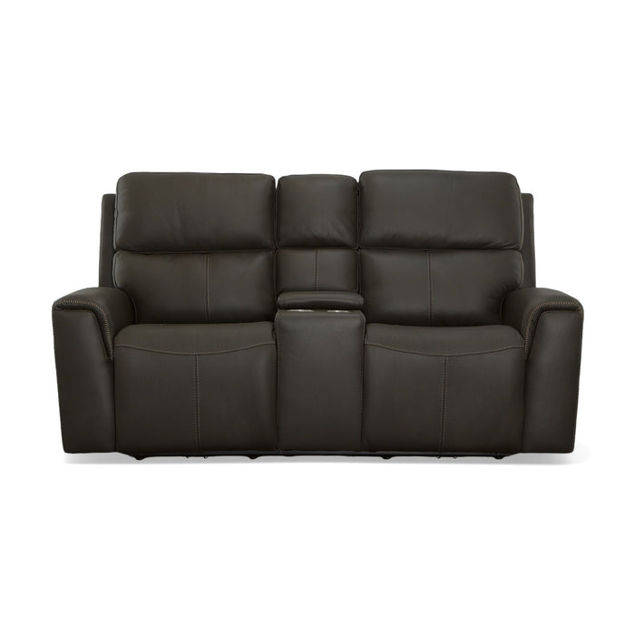 Jarvis - Power Reclining Loveseat With Console & Power Headrests