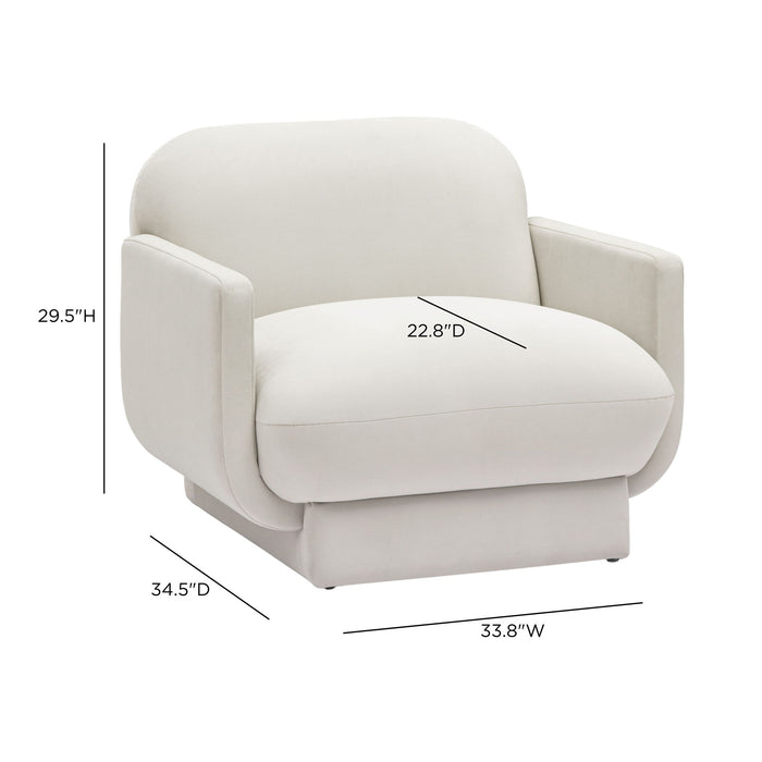 Azalea - Velvet Accent Chair