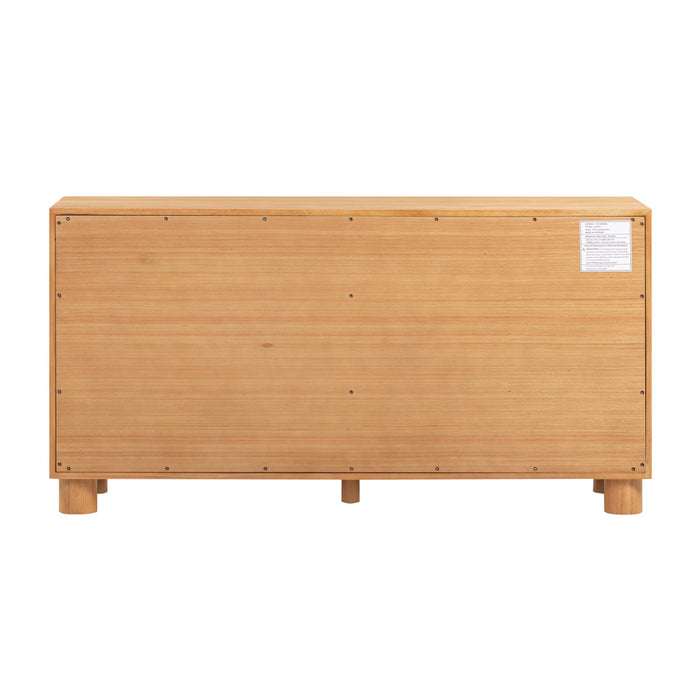 Miles - 6-Drawer Dresser - Natural