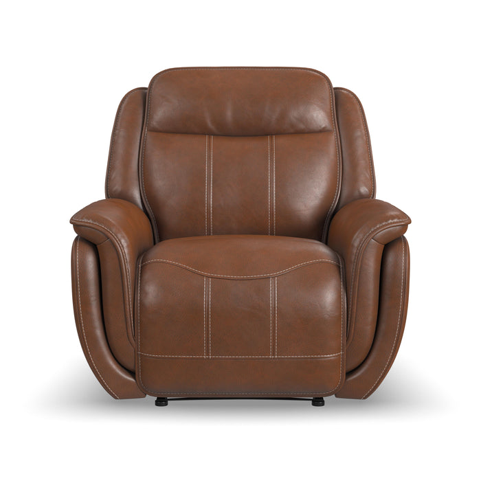 Swift - Power Recliner With Power Headrest & Lumbar - Hazelnut