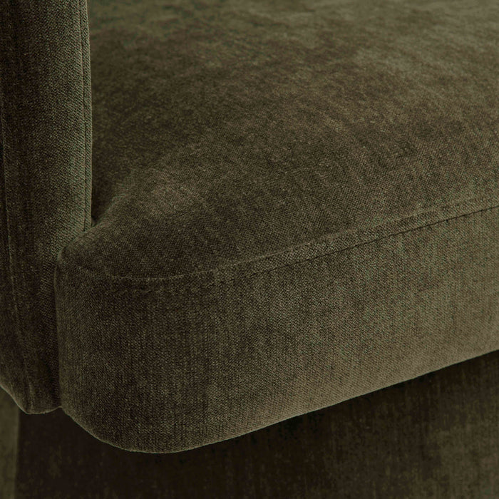 Kristen - Upcycled Chenille Rolling Desk Chair
