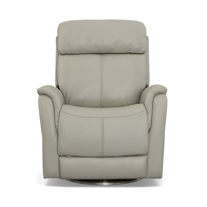 View - Power Swivel Recliner With Power Headrest