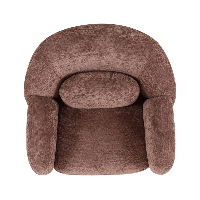 Misty - Knubby Fabric Accent Chair