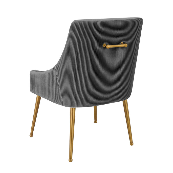Beatrix - Pleated Velvet Side Chair