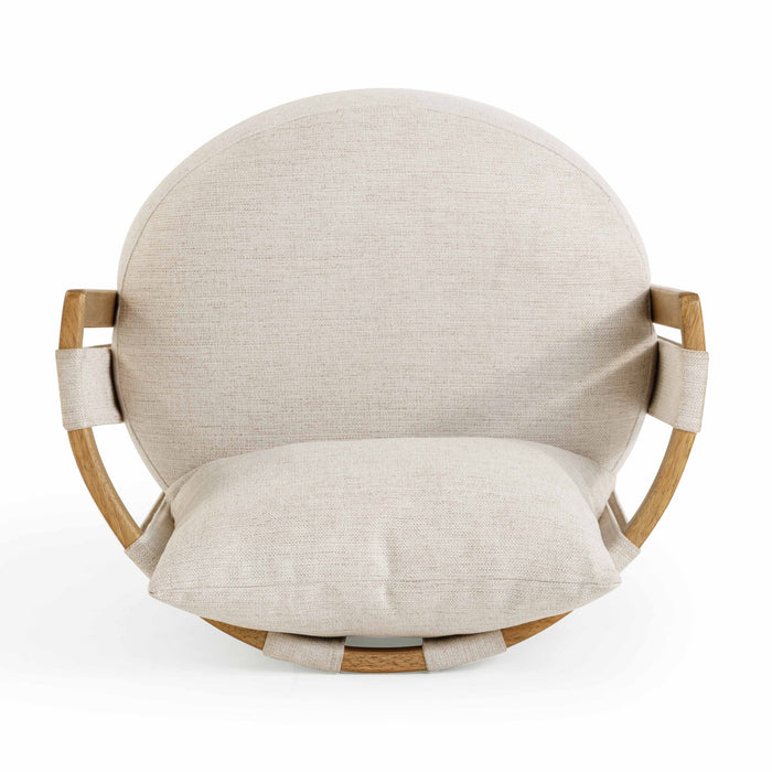 Paolo - Textured Weave Swivel Chair