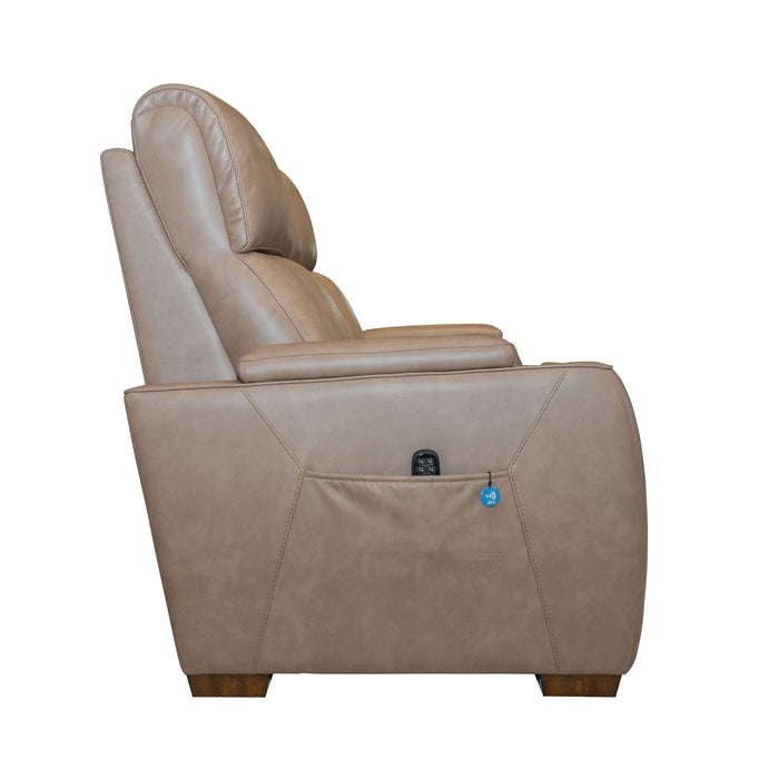Vibe - Power Reclining Loveseat With Console, Power Headrest, Lumbar, Heat, Massage & Pulse