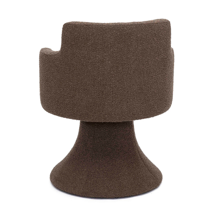 Jeffree - Performance Boucle Swivel Dining Chair