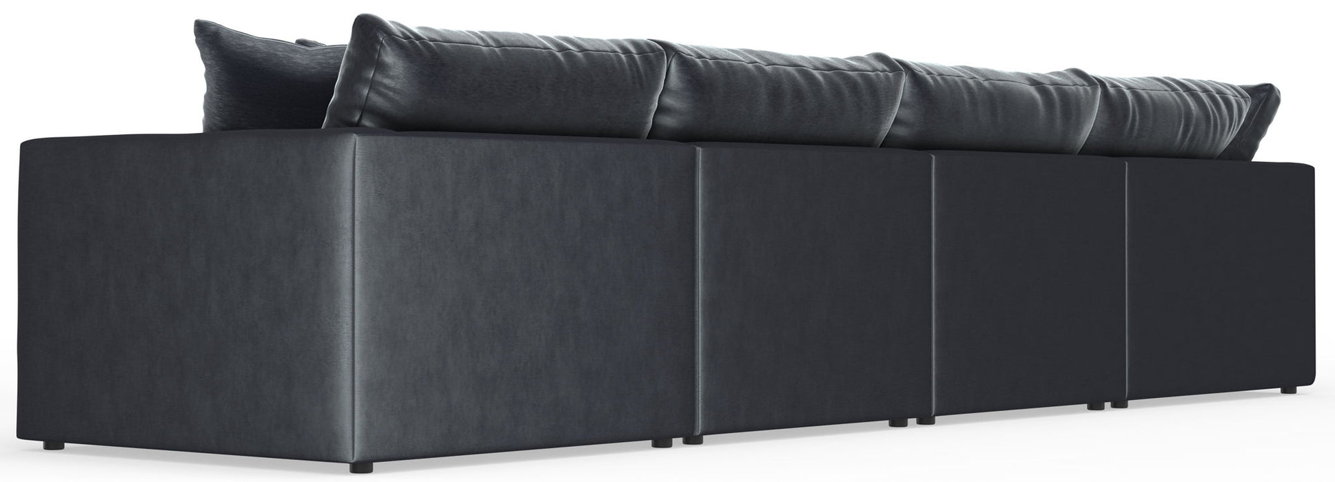 Remington - Modular Sofa And Cocktail Ottoman - Slate