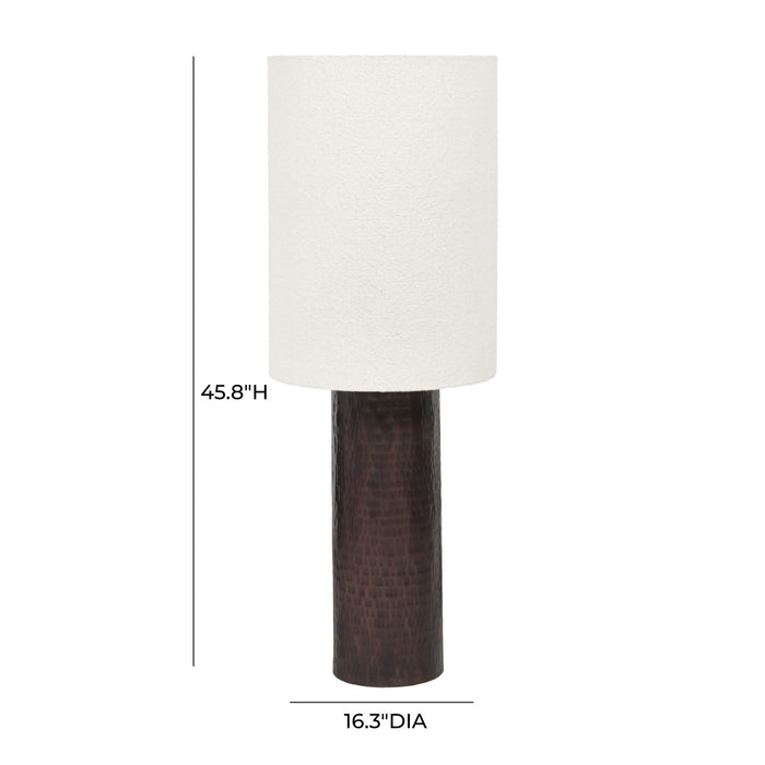 Grava - Floor Lamp - Black / White
