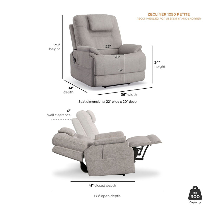 Zecliner Model 2 Petite - Power Recliner