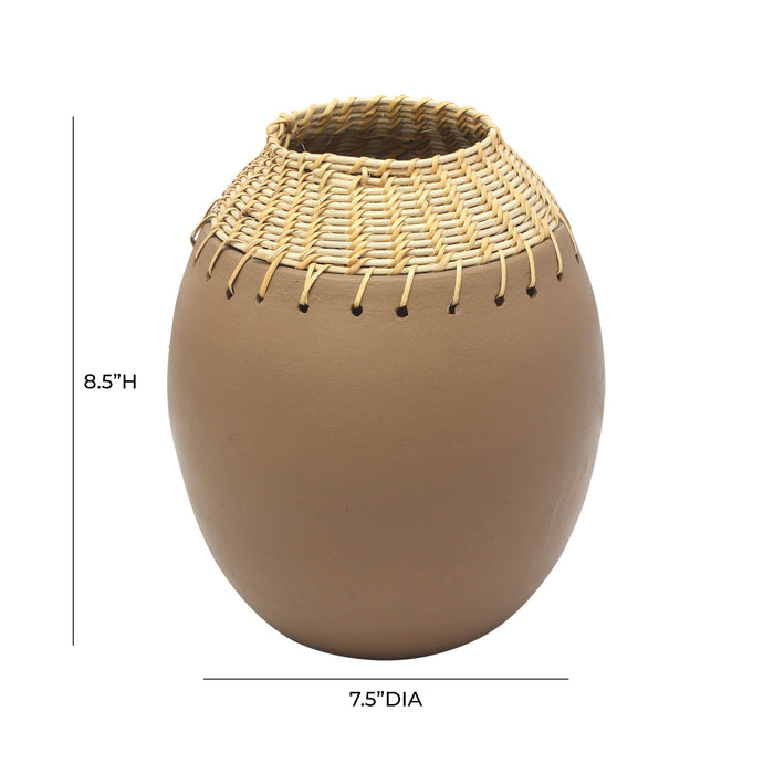 Souk - Natural Terracotta Vase - Natural