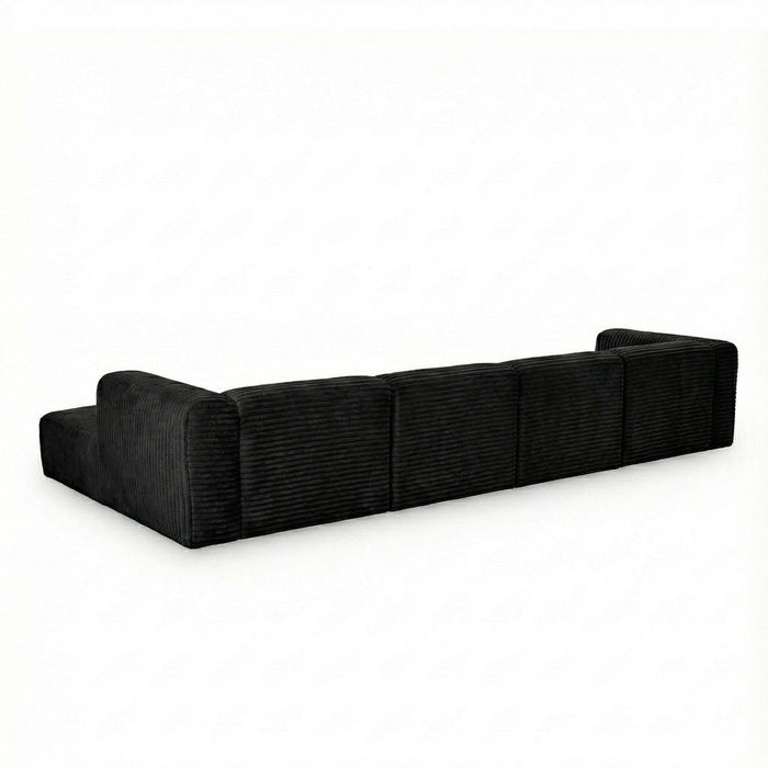 Tarra - Fluffy Oversized Corduroy Modular Sectional