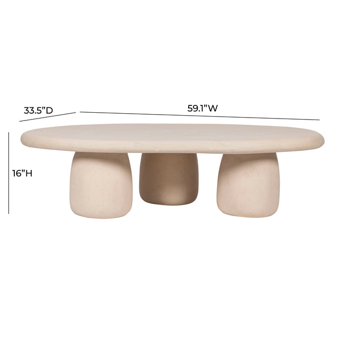 Rahul - Coffee Table - Cream