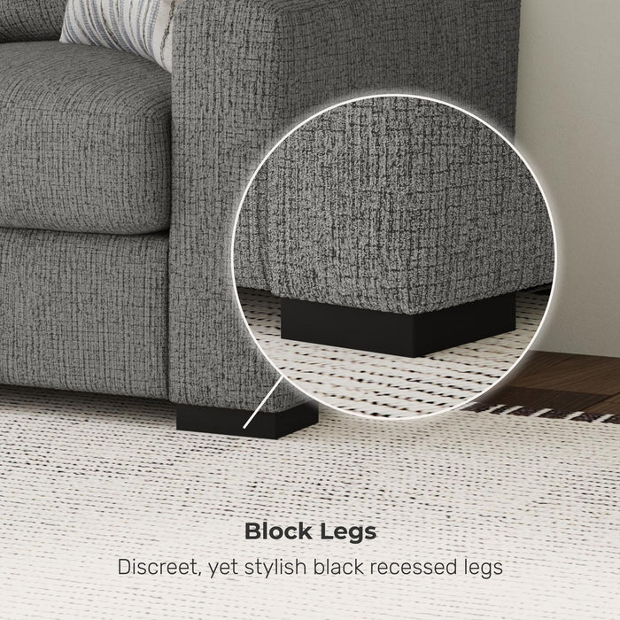 Theodore - Fabric Stationary Loveseat