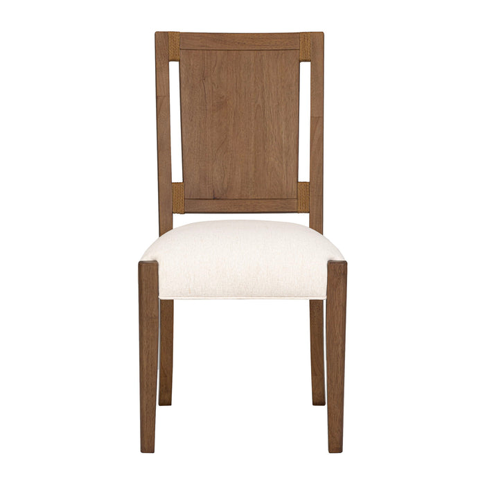 Lincoln - Upholstered Dining Chair - Brown / Milk