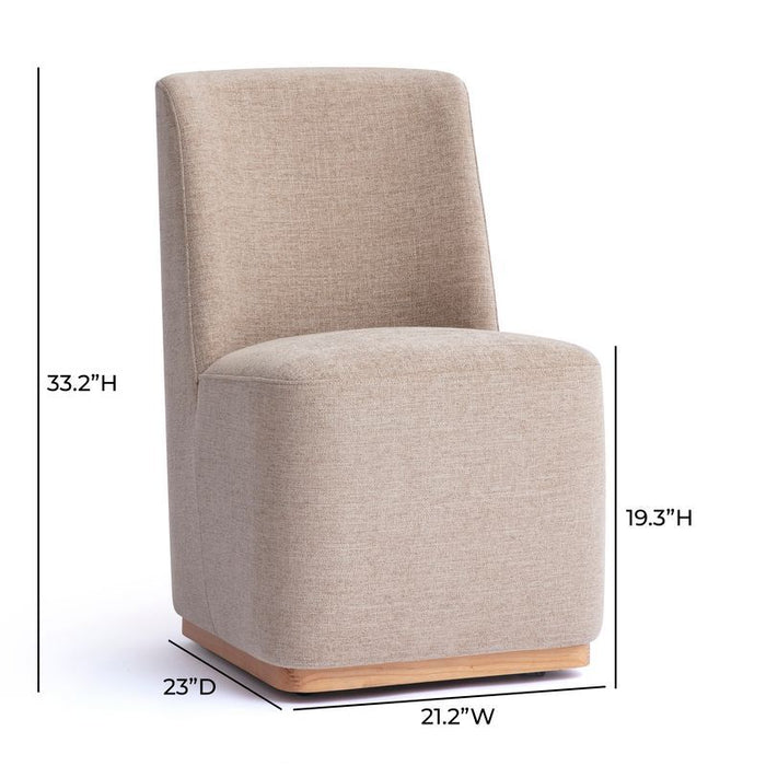 Melissa - Rolling Dining Chair