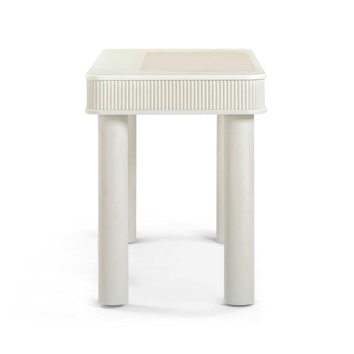 Sarah - Executive Work Desk - Cream