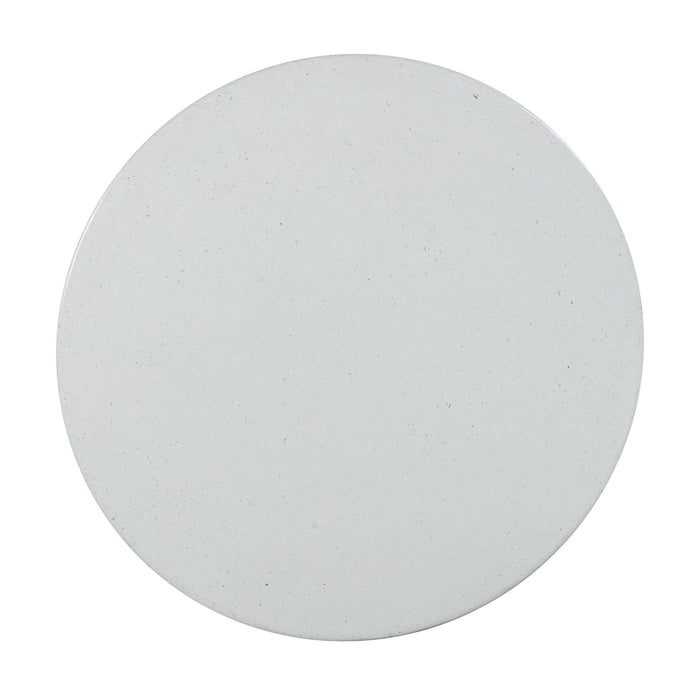 Rose Faux Terrazzo and Terracotta Indoor / Outdoor Round Concrete Dining Table