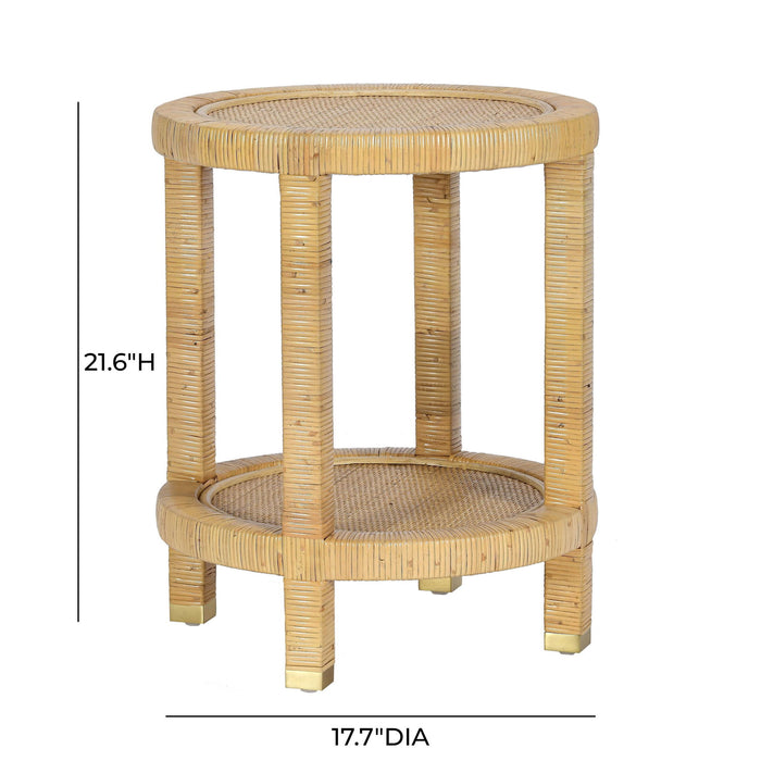 Amara - Side Table - Natural
