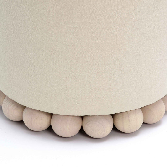 Dex - Upcycled Fabric Ottoman