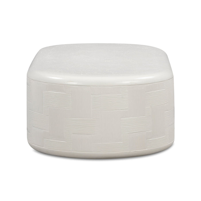 Surraya - Concrete Rounded Coffee Table