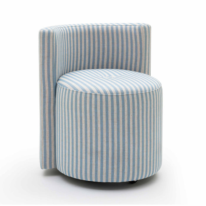 Alyssa - Striped Rolling Desk Chair