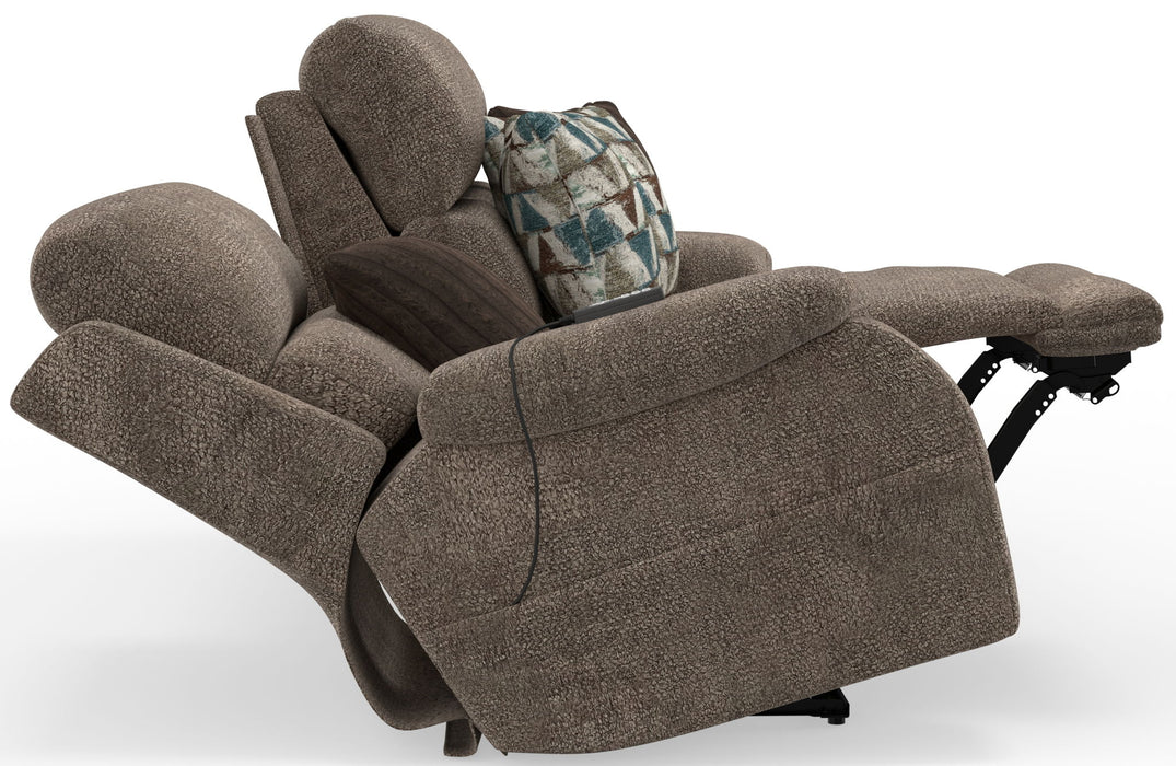 Joya - Power Headrest Power LayFlat Reclining Sofa With CR3 Heat/Massage/Lumbar/ZG