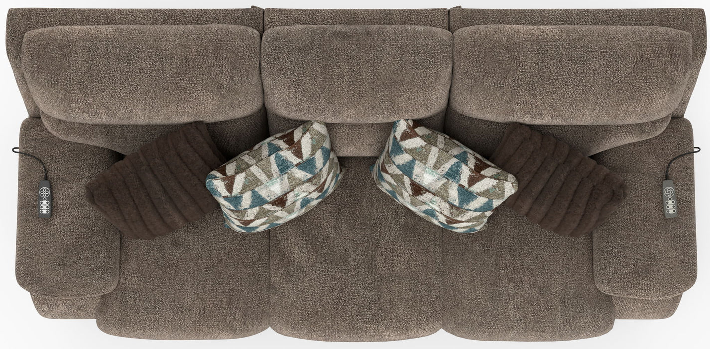 Joya - Power Headrest Power LayFlat Reclining Sofa With CR3 Heat/Massage/Lumbar/ZG
