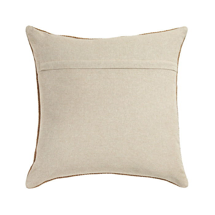 Terra - 20" Square Wool and Jute Kilim Throw Pillow (Cover) - Mesa