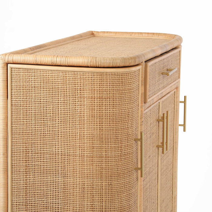 Tarot - Rattan Bar Cabinet - Natural