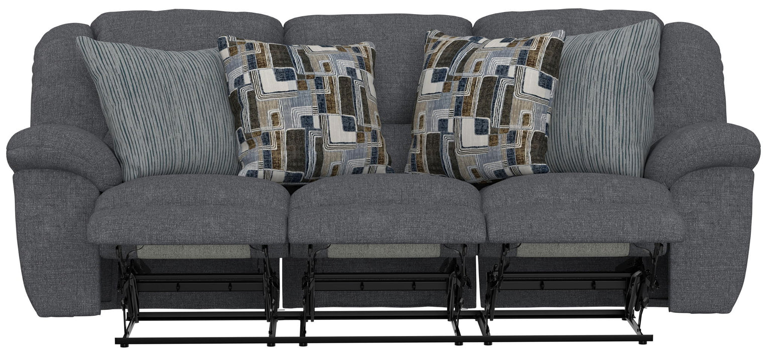 Trifecta - Sofa With 3 Recliners and Drop Down Table