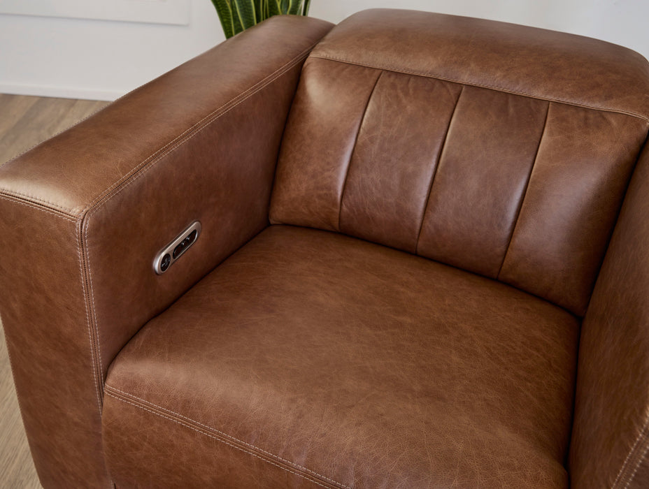 Austin - Power Recliner With Power Headrest - Chestnut