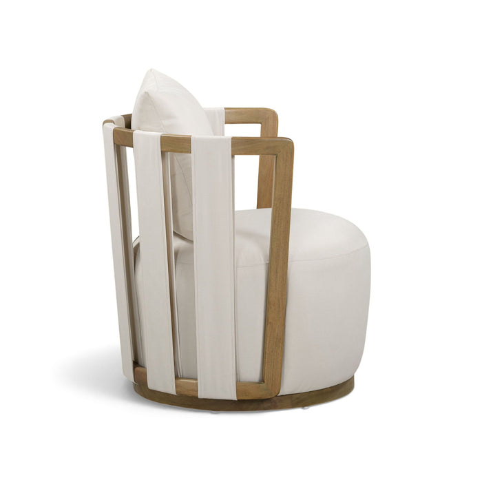 Paolo - Fabric Outdoor Accent Chair - Cream