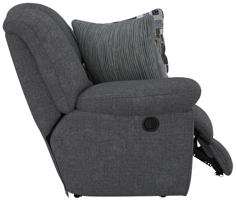 Trifecta - Sofa With 3 Recliners and Drop Down Table