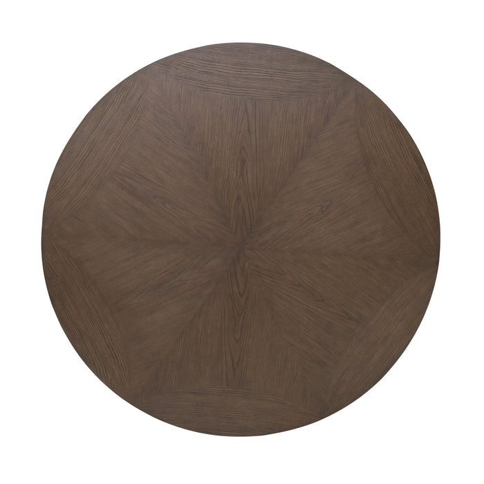 Athens - Round Dining Table - Chocolate Brown