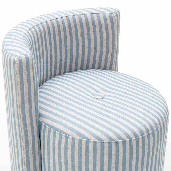 Alyssa - Striped Rolling Desk Chair