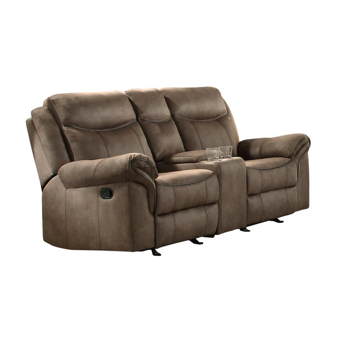 Aram - Reclining Sofa & Glider Loveseat Combo
