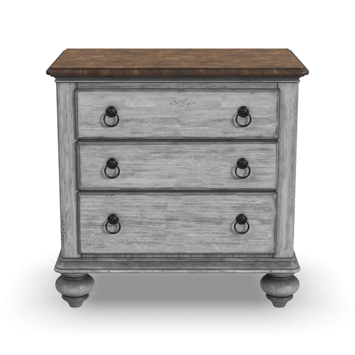 Plymouth - Nightstand - Gray
